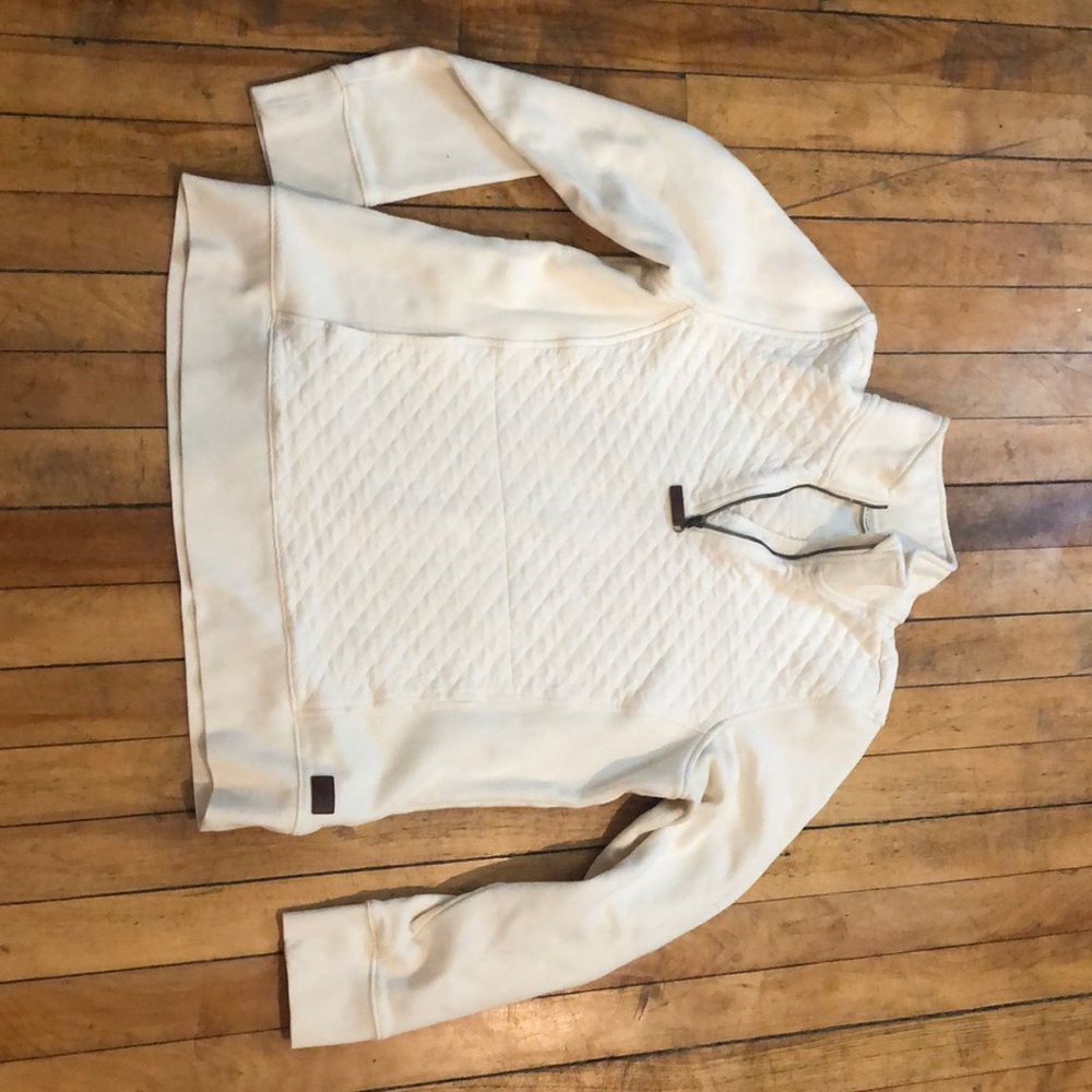 LL Bean Quilted Quarter Zip Pullover